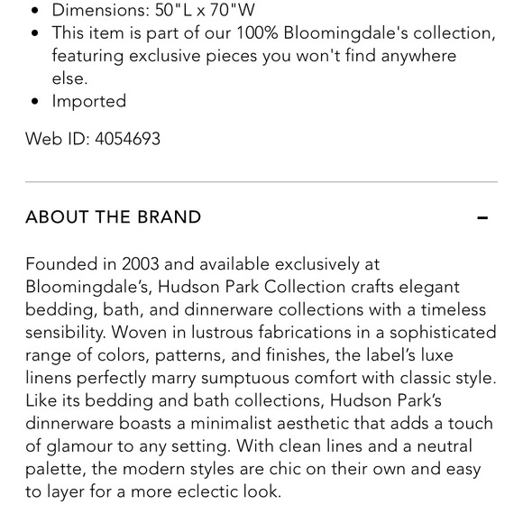 Hudson Park Collection Cashmere and Lambswool Throw 50X70 - Picture 3 of 4